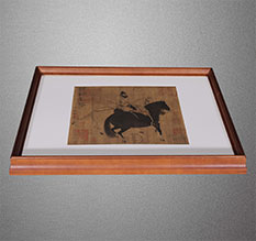 南召书画装裱配框服务案例