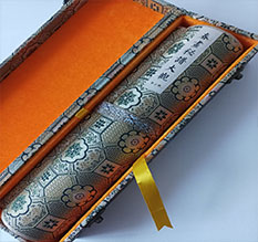 南召书画装裱案例